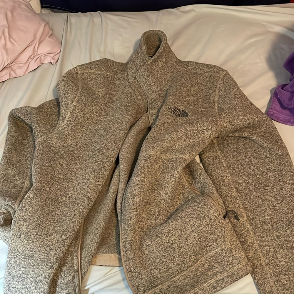North face full zip jacket